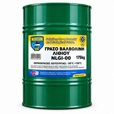 Morison Γρασσο Βαμβακοσυλλεκτικο Λιθίου NLGI 00 -30°C έως +130°C 175 kg